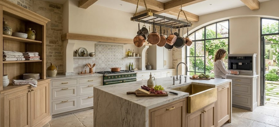 Cuisine style provençal — rénovation Bourg-en-Bresse
